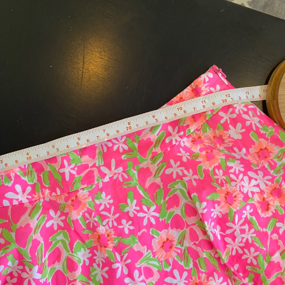 Lilly Pulitzer Fiesta Pink Meadow Skirt Women’s Size 0 NWOT - Picture 4 of 4